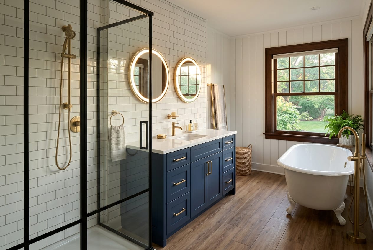 Romero Bathroom Remodeling Corp, bathroom remodeling in Auburn, completed project 2